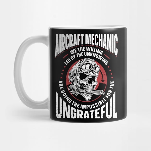 Aircraft Mechanic Aviation Airplane Mechanic by IngeniousMerch